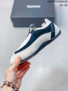 Chanel 2607HVD386A26 Black White Low-Top Sneakers