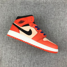 Jordan Air Jordan 1 Mid GS Orange Pink Sneakers