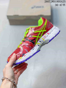 ASICS Gel-Nimbus 16 Running Shoes Red Neon Green 712750QWU