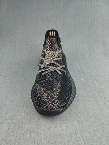 Yeezy 350 V2 Black Reflective-Style Sneakers