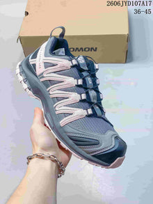 Salomon XA PRO 3D Trail Running Shoes, Gray and Pink