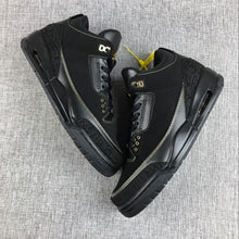Jordan Air Jordan 3 BHM Black and Metallic Gold Sneakers