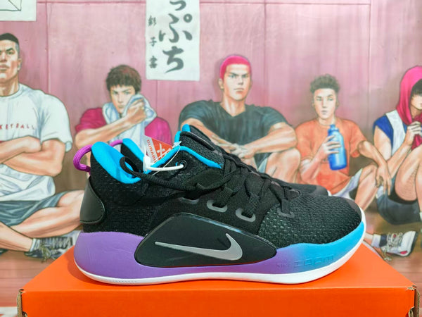 Nike Zoom Basketball Shoes Black Purple Blue