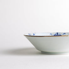 Floral Leaves Ridged Pasta Bowl