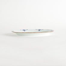 Floral Leaves Oval Dinner Plate
