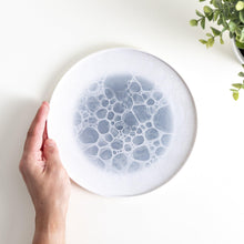 Gray Bubble: Three-Piece Plate Set