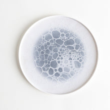 Gray Bubble: Three-Piece Plate Set