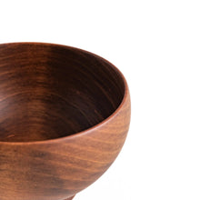 Handcrafted Cherry Wood Large Miso Soup Bowl