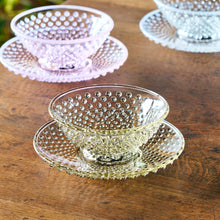 Moonlit Arare Dessert Bowl & Saucer Set