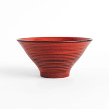 Negoro Lacquer Style Ramen Bowl
