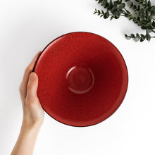 Negoro Lacquer Style Ramen Bowl