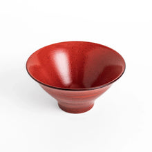 Negoro Lacquer Style Ramen Bowl