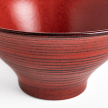 Negoro Lacquer Style Ramen Bowl