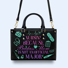 Nurse 01 - Personalized Custom Leather Handbag - nurse01