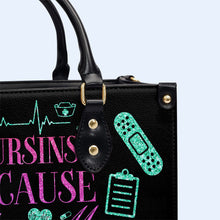 Nurse 01 - Personalized Custom Leather Handbag - nurse01