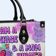 Nurse 03 - Personalized Custom Leather Handbag - nurse03