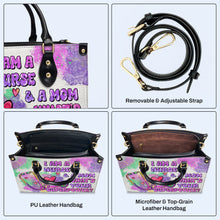 Nurse 03 - Personalized Custom Leather Handbag - nurse03