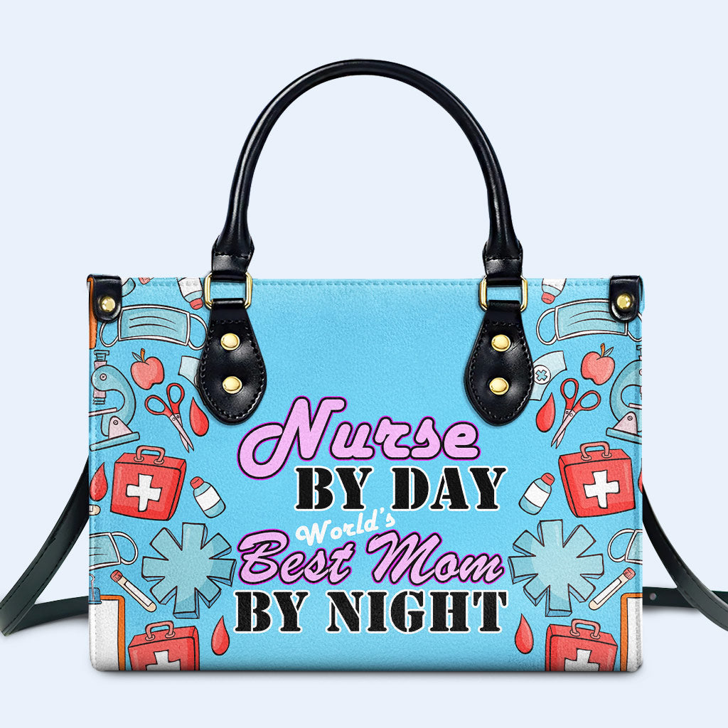 Nurse 04 - Personalized Custom Leather Handbag - nurse04