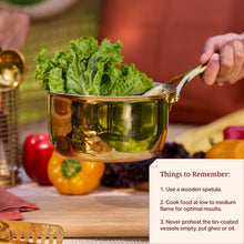 Chai Starter Kit (Brass Saucepan with Insulated handle + Brass Mortar and Pestle)