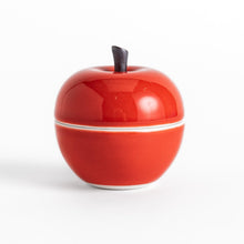 Red Apple Lidded Condiment Bowl