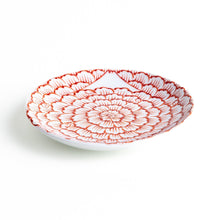 Red Petal Mount Fuji Sauce Dish