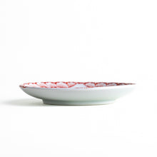 Red Petal Mount Fuji Sauce Dish