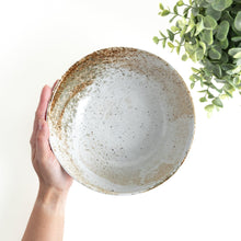 Rustic Earth-Tone Flared Small Ramen Bowl