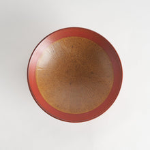 Rustic Red Comb Pattern Pasta Bowl
