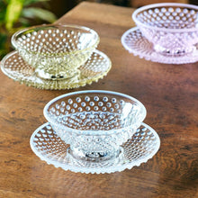 Snowflake Arare Dessert Bowl & Saucer Set