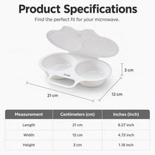 🥳2026 HOT SALE🥳💞50K+ SOLD! 🥗🎁 50% OFF! Microwave Egg Poacher——Dual‑cavity, non‑stick & easy clean. Healthier than frying – stock up & save! 🏠✅